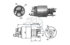 Elektromagnetický spínač pre żtartér MEAT & DORIA 46049