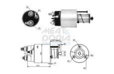 Elektromagnetický spínač, startér MEAT & DORIA 46054