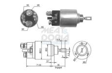 Elektromagnetický spínač, startér MEAT & DORIA 46075