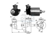 Elektromagnetický spínač pre żtartér MEAT & DORIA 46079