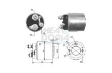 Elektromagnetický spínač, startér MEAT & DORIA 46084