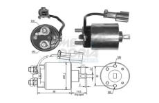 Elektromagnetický spínač pre żtartér MEAT & DORIA 46091