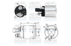 Elektromagnetický spínač, startér MEAT & DORIA 46105