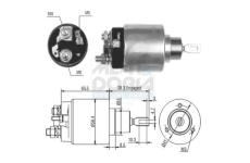 Elektromagnetický spínač pre żtartér MEAT & DORIA 46106