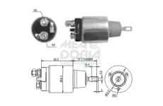 Elektromagnetický spínač pre żtartér MEAT & DORIA 46109