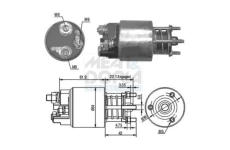 Elektromagnetický spínač pre żtartér MEAT & DORIA 46110