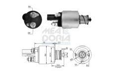 Elektromagnetický spínač pre żtartér MEAT & DORIA 46126