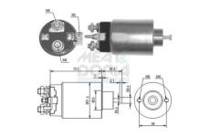 Elektromagnetický spínač pre żtartér MEAT & DORIA 46141