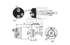 Elektromagnetický spínač pre żtartér MEAT & DORIA 46151