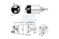 Elektromagnetický spínač pre żtartér MEAT & DORIA 46154