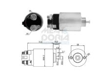 Elektromagnetický spínač, startér MEAT & DORIA 46156