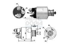 Elektromagnetický spínač pre żtartér MEAT & DORIA 46169