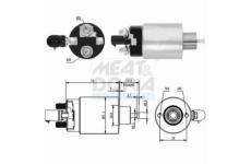 Elektromagnetický spínač pre żtartér MEAT & DORIA 46172