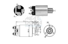 Elektromagnetický spínač pre żtartér MEAT & DORIA 46182