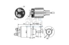 Elektromagnetický spínač pre żtartér MEAT & DORIA 46243