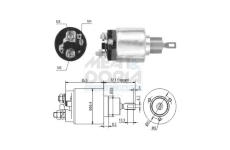 Elektromagnetický spínač pre żtartér MEAT & DORIA 46244