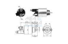 Elektromagnetický spínač pre żtartér MEAT & DORIA 46298