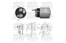 Elektromagnetický spínač, startér MEAT & DORIA 46310