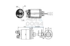 Elektromagnetický spínač pre żtartér MEAT & DORIA 46325