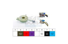 Snímač uhlu rejdu Meat & Doria 93066