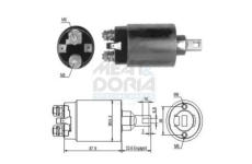 Elektromagnetický spínač pre żtartér MEAT & DORIA 46024