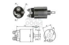 Elektromagnetický spínač pre żtartér MEAT & DORIA 46055