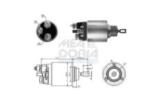 Elektromagnetický spínač pre żtartér MEAT & DORIA 46061