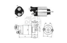 Elektromagnetický spínač pre żtartér MEAT & DORIA 46149