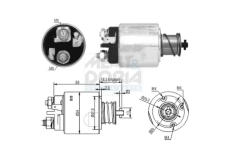Elektromagnetický spínač pre żtartér MEAT & DORIA 46168