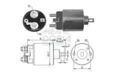 Elektromagnetický spínač pre żtartér MEAT & DORIA 46174