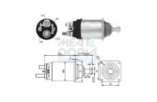 Elektromagnetický spínač pre żtartér MEAT & DORIA 46254
