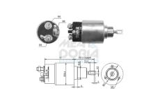 Elektromagnetický spínač pre żtartér MEAT & DORIA 46278