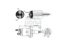Elektromagnetický spínač, startér MEAT & DORIA 46302