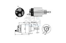 Elektromagnetický spínač pre żtartér MEAT & DORIA 46303