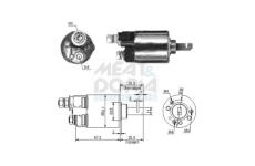 Elektromagnetický spínač, startér MEAT & DORIA 46316
