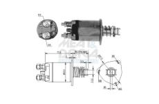 Elektromagnetický spínač pre żtartér MEAT & DORIA 46329