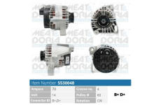 Alternátor MEAT & DORIA 5530048