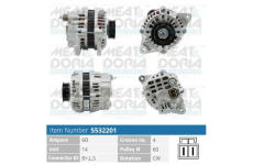 Alternátor MEAT & DORIA 5532201