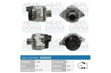 Alternátor MEAT & DORIA 5540262