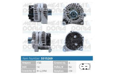 Alternátor MEAT & DORIA 5515269