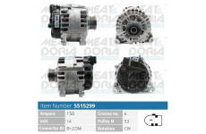 Alternátor MEAT & DORIA 5515299