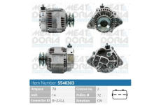 Alternátor MEAT & DORIA 5540303