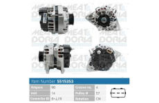 Alternátor MEAT & DORIA 5515353