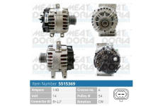 Alternátor MEAT & DORIA 5515369