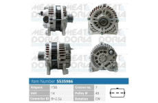 Alternátor MEAT & DORIA 5535986