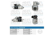 Startér MEAT & DORIA 5173115