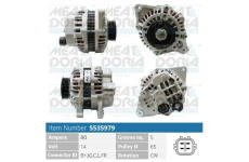 Alternátor MEAT & DORIA 5535979