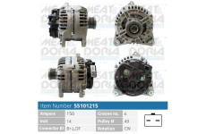 Alternátor MEAT & DORIA 55101215