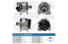 Alternátor MEAT & DORIA 55151115