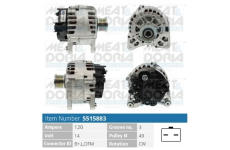 Alternátor MEAT & DORIA 5515883